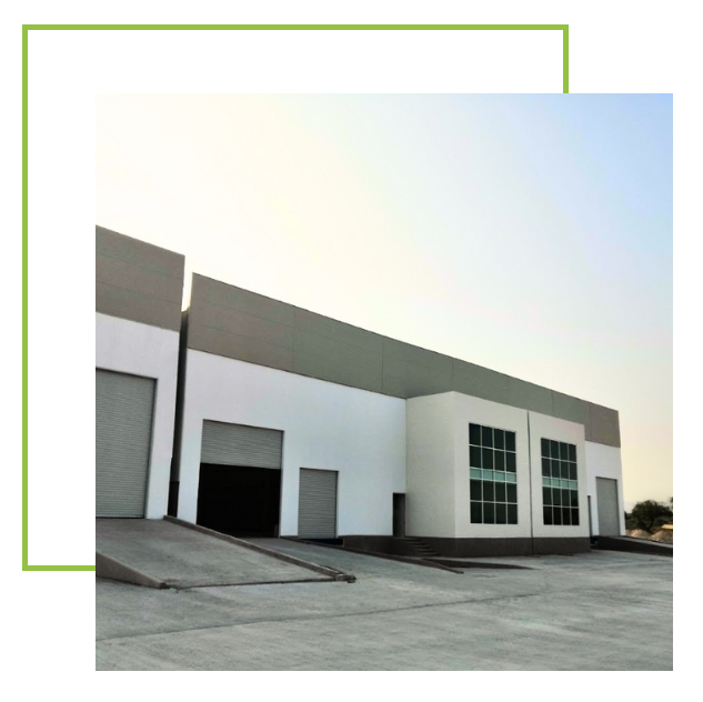 Certified warehouse building used by SmartPanel